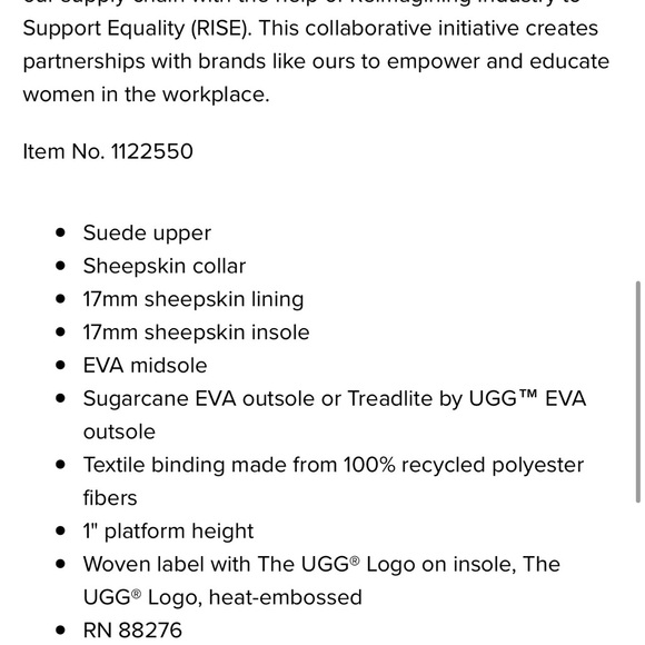 UGG Disquette Shearling Slip-Ons - Picture 3 of 7